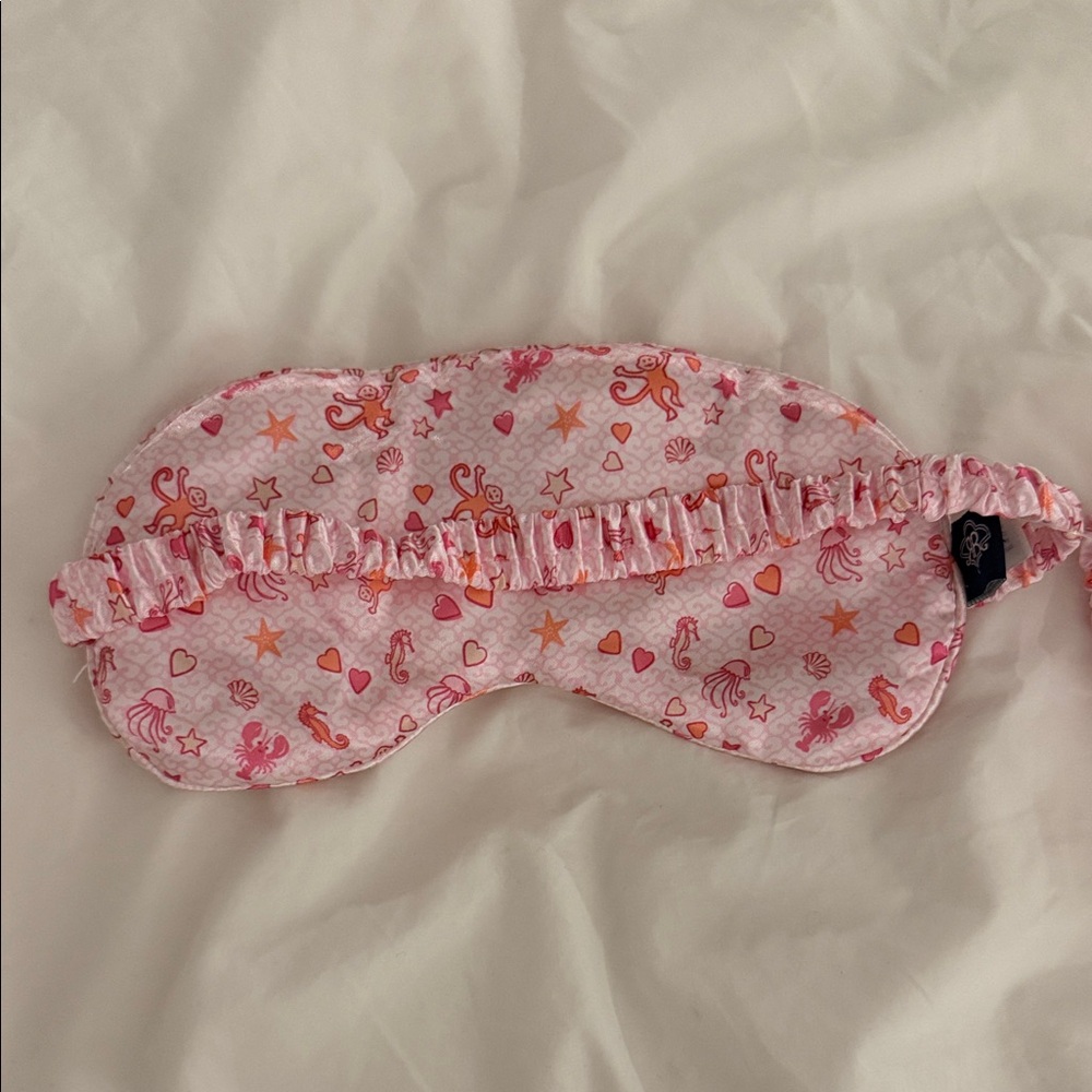 NWOT Roller Rabbit x Target Mystery Box Sea Life Sleep Mask + scrunchie - Picture 3 of 3